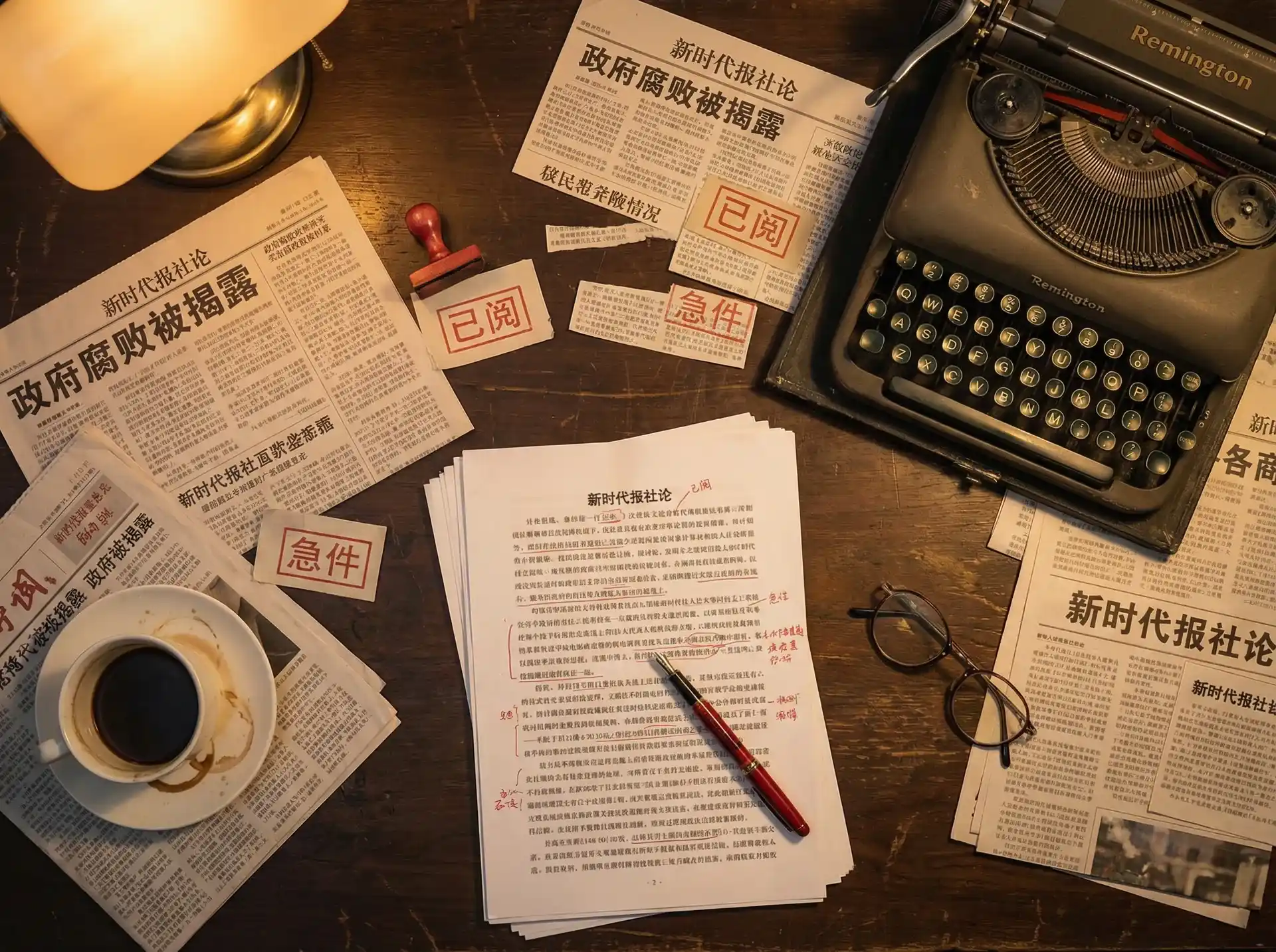 best365体育官网 - 报社编辑部工作场景